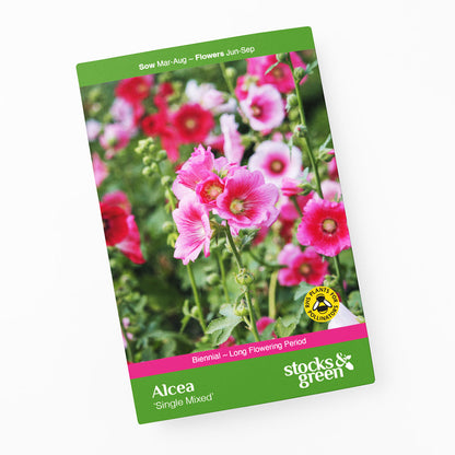 Alcea 'Single Mixed' Seeds