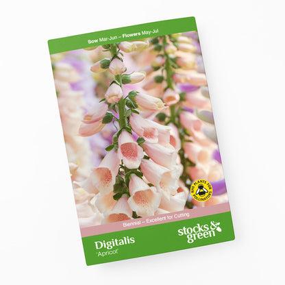 Digitalis 'Apricot' (Foxgloves) Seeds