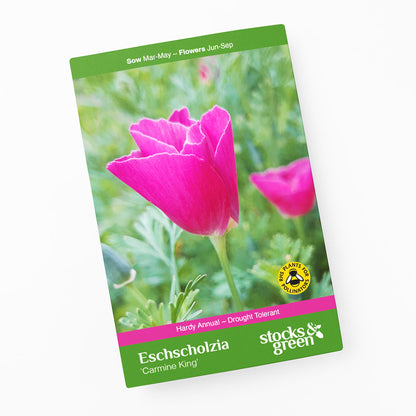 Eschscholzia californica  'Carmine King' Seeds