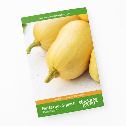 Butternut Squash 'Butterbush F1' Seeds