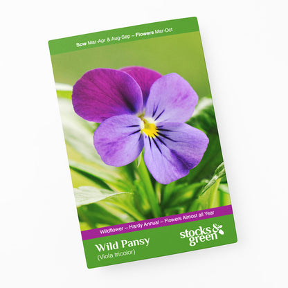 Viola tricolor - Wild Pansy Seeds